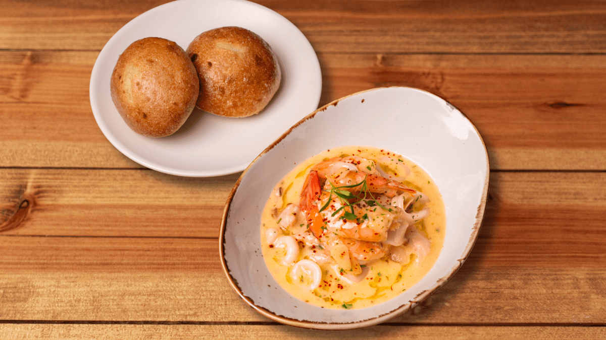 Scallops on the Half-Shell menu item