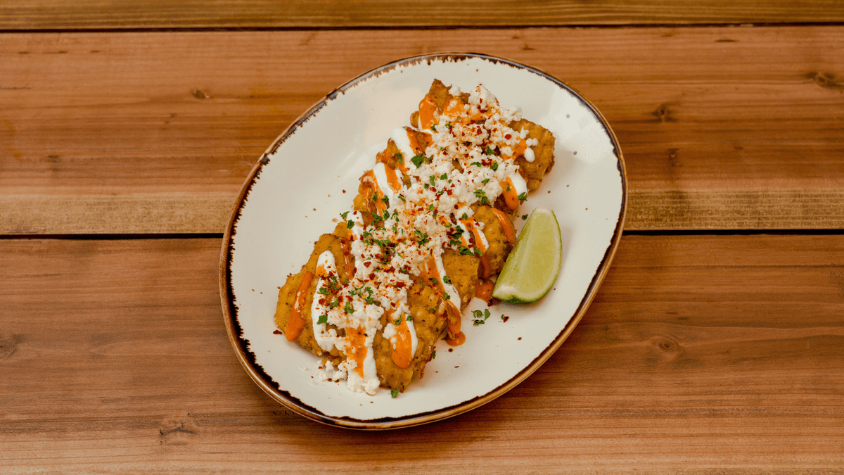 Hamachi Tostada menu item